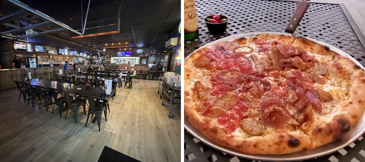 V Pizza + Tap Garden Menu