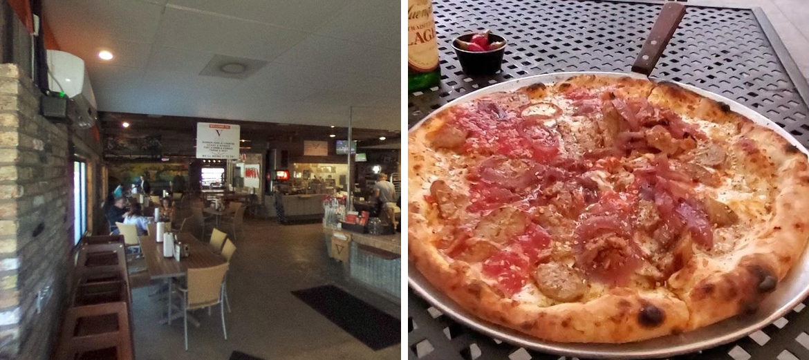 V Pizza + Tap Garden Menu